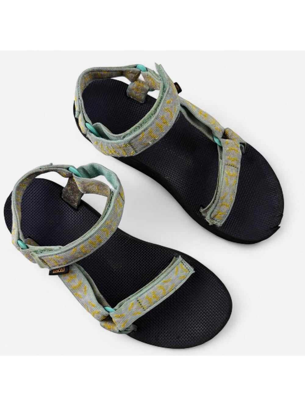 Teva Original Universal Sage Yellow Strappy Sport Sandals